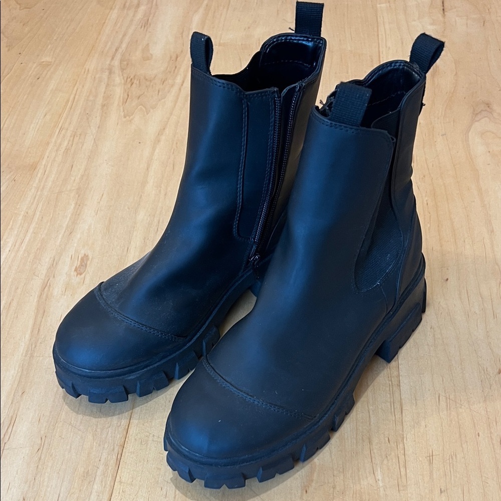 Target Black Combat Boots